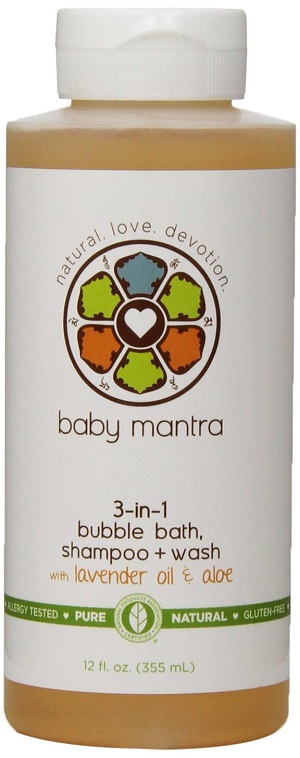 Baby Mantra 3-in-1 Baby Bubble Bath, Shampoo & Body Wash