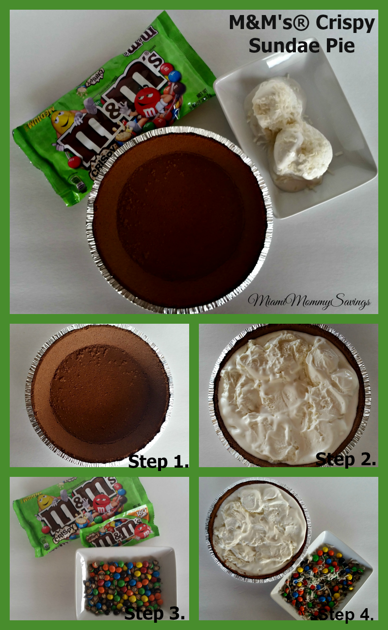 M&M's®-Crispy-Sundae-Pie-Recipe-Step-By-Step