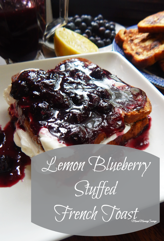 Lemon Blueberry Stuffed French Toast, more at MiamiMommySavings.com
