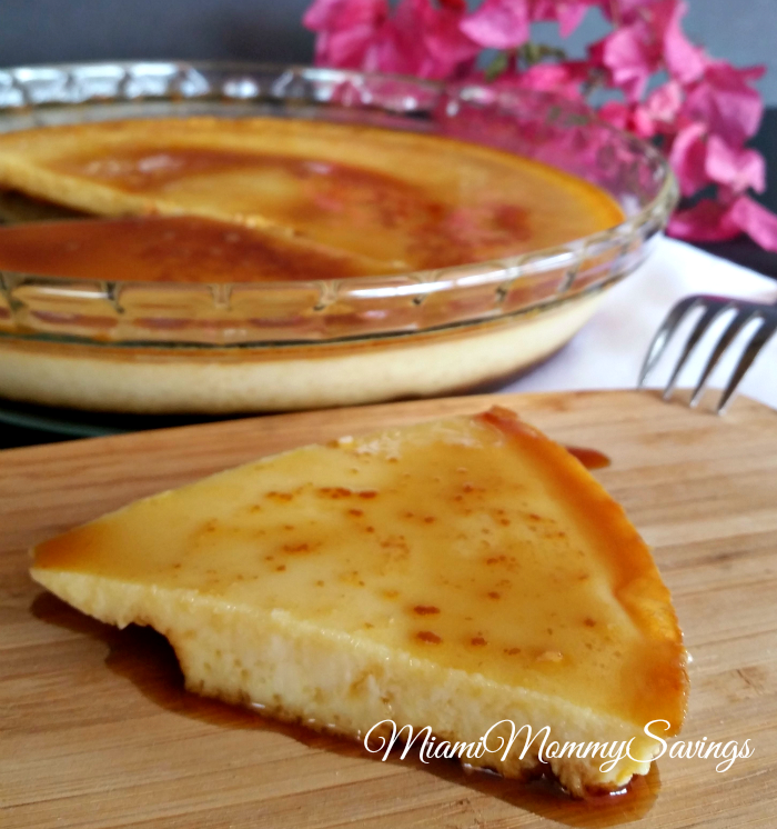 Mother's Day Caramel Flan recipe, More at MiamiMommySavings.com