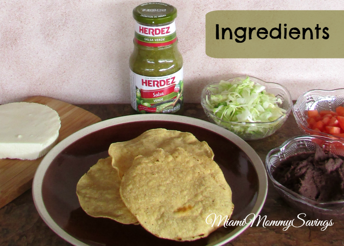 Bean Tostadas With Salsa Verde, more at MiamiMommySavings.com
