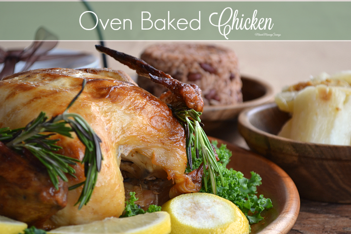 Oven Baked Chicken Recipe, more at MiamiMommySavings.com