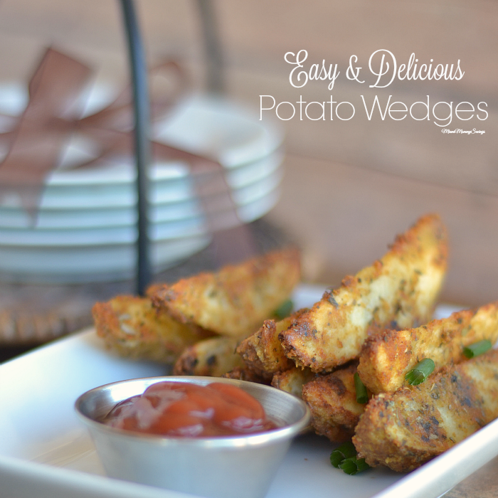 Easy and Delicious Potato Wedges Recipe, more at MiamiMommySavings.com