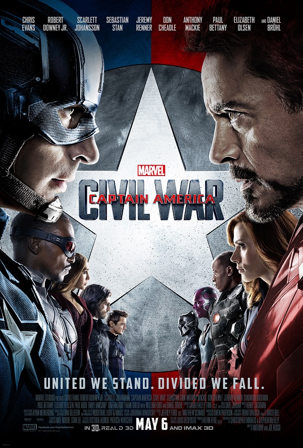 Captain America: Civil War Final Movie Poster. More at MiamiMommySavings.com
