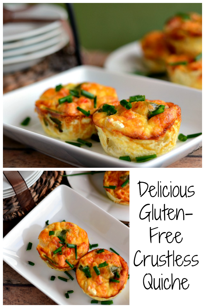 Delicious and Gluten-Free Crustless Quiche Recipe. Find out more at MiamiMommySavings.com